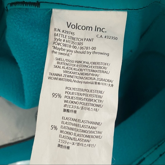 Volcom Snowboard Pants - Picture 16 of 16